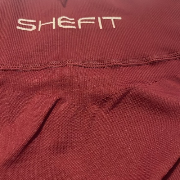 Shefit Black Cherry Seamless Leggings US Size 18/Shefit Size 2Luxe - Picture 15 of 16